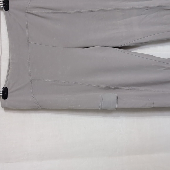No Boundaries Light Grey Cargo Style Wide Leg Pants Slit Front Size Large - Picture 2 of 5
